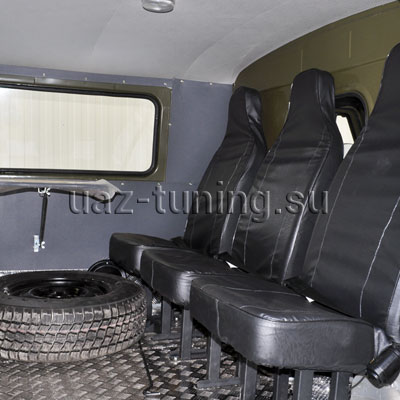 Тюнинг УАЗ 3741 Фургон (Буханка) Полы салона рифленый алюминий с отбортовкой и гидроизоляцией
